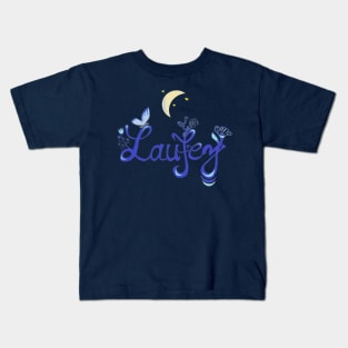 Laufey Live Laugh Night Kids T-Shirt